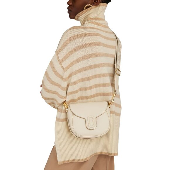 Marc Jacobs Women's The J Marc Saddle Crossbody Bag White OS - Picture 10 of 14